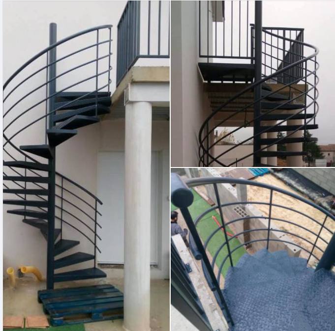 Escalier colimaçon — réalisation 4