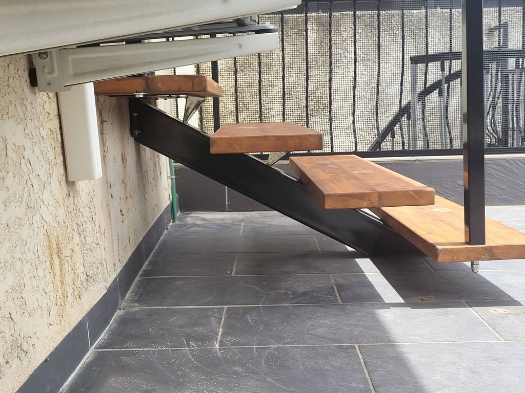 Escalier droit — réalisation 2