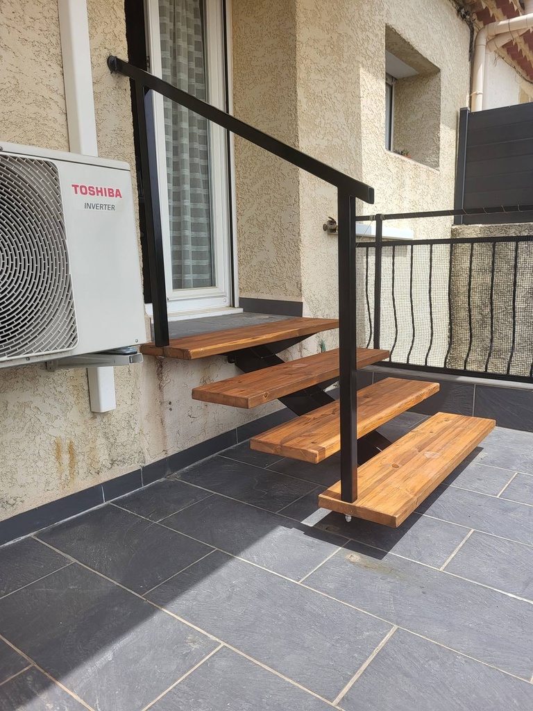 Escalier droit — réalisation 5