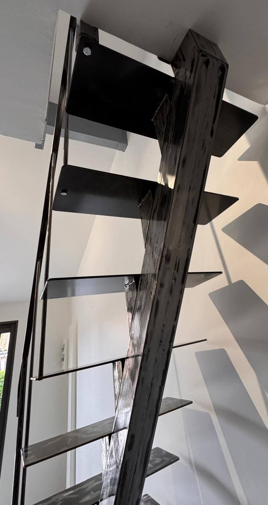 Escalier droit — réalisation 12