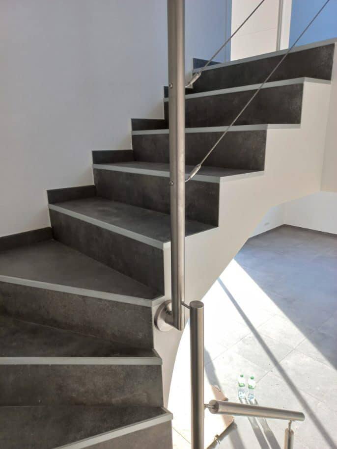 Escalier droit — réalisation 27