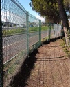 Clôture rigide en panneaux soudés, remplacement après sinistre — Montpellier