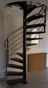Escalier colimaçon sur mesure en métal