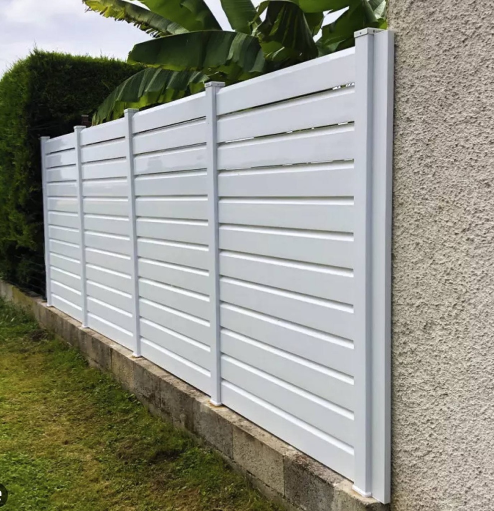 Brise-vue et clôture en aluminium sur mesure